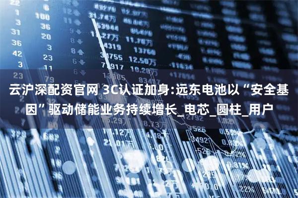 云沪深配资官网 3C认证加身:远东电池以“安全基因”驱动储能业务持续增长_电芯_圆柱_用户
