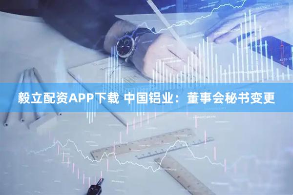 毅立配资APP下载 中国铝业：董事会秘书变更