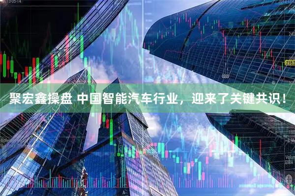聚宏鑫操盘 中国智能汽车行业，迎来了关键共识！